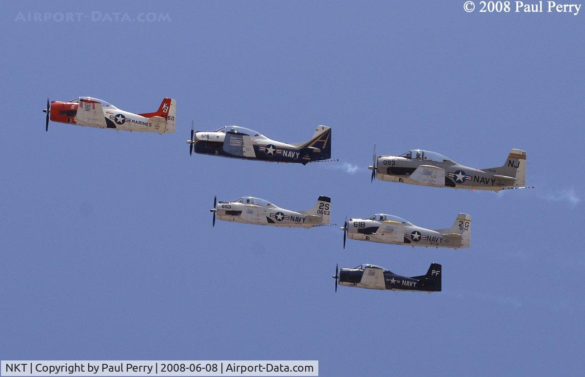 Cherry Point Mcas /cunningham Field/ Airport (NKT) - Trojan Horsemen Six Ship during the demo