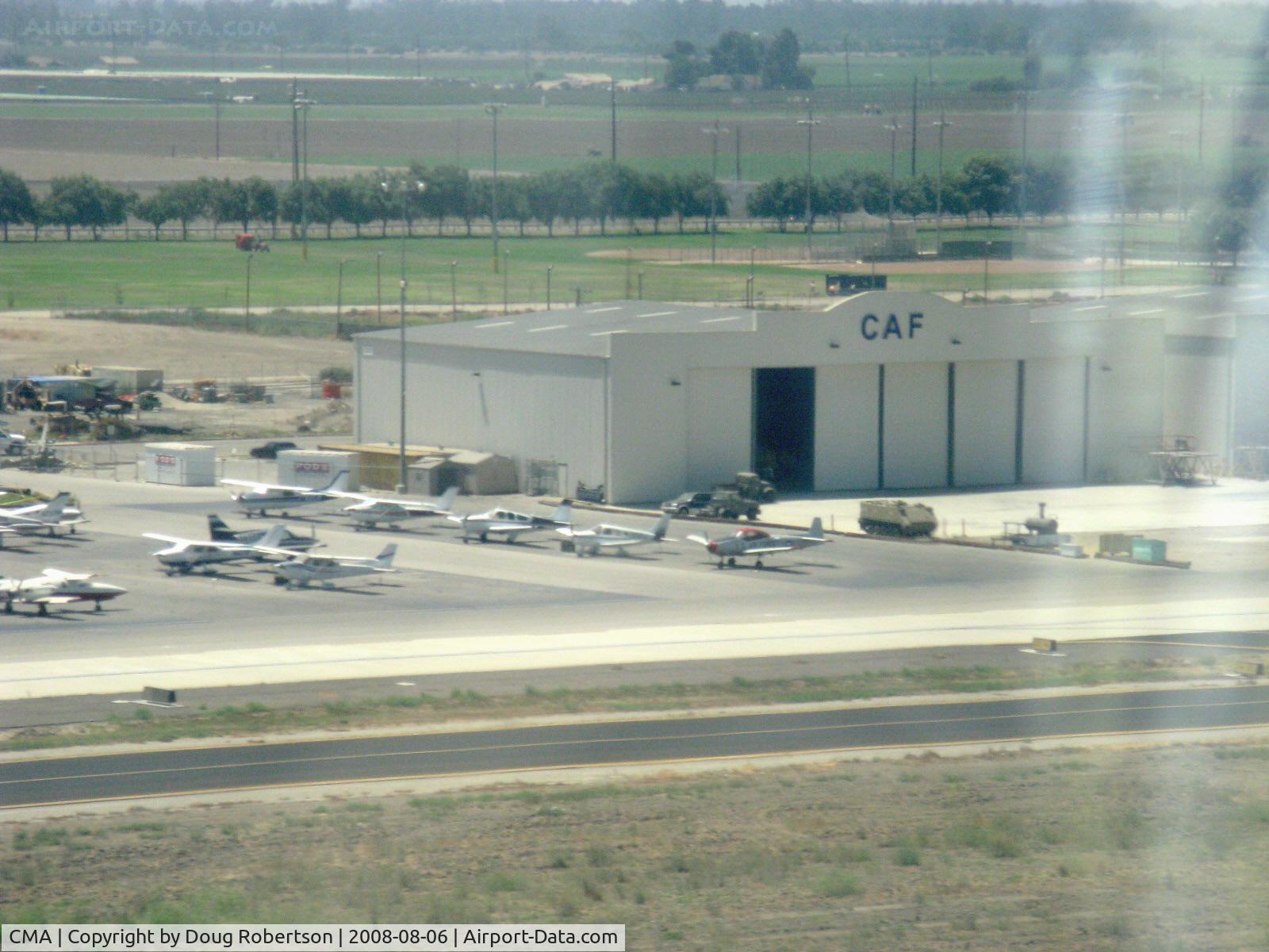 Camarillo Airport (CMA) - Commemorative Air Force Hangars, Southern California Wing from BONANZA N2111Q