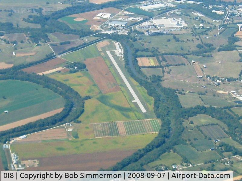 Cynthiana-harrison County Airport (0I8) - Looking NW from 5500'