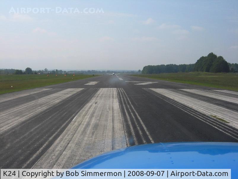 Russell County Airport (K24) - Aircraft departing RWY 17.