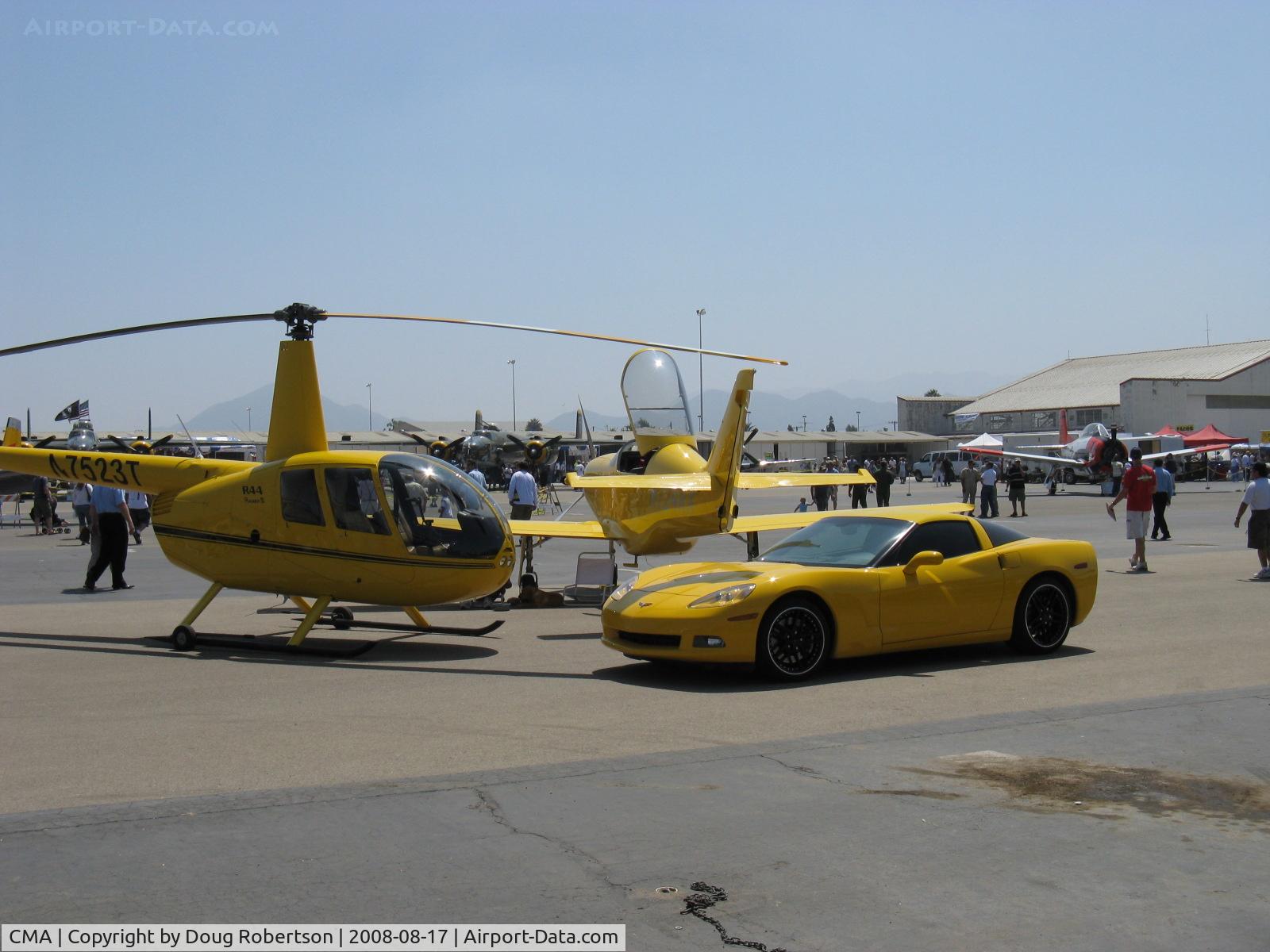 Camarillo Airport (CMA) - Yellow Toys for Big Boys at EAA Annual Airshow