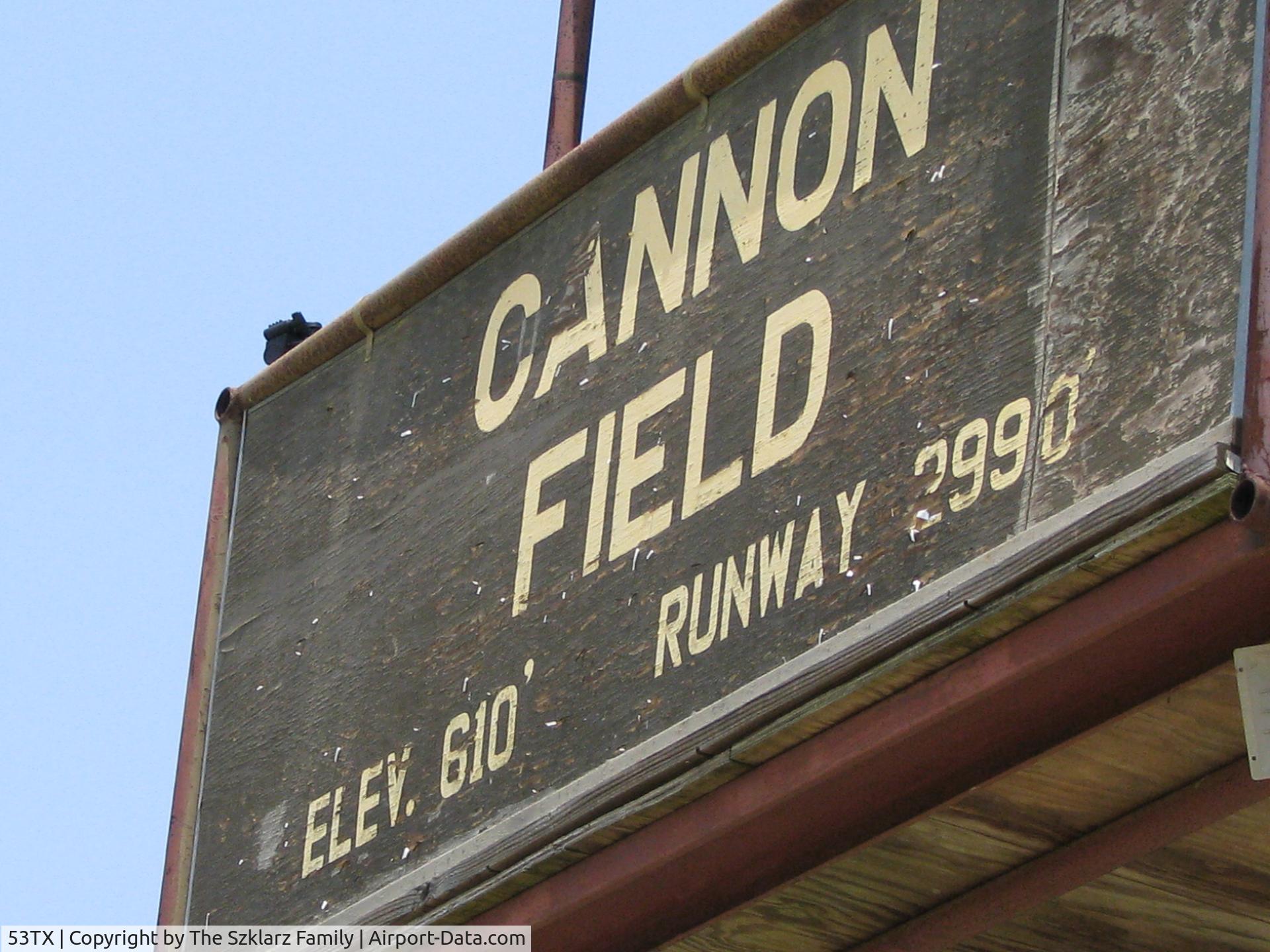 Barsons Utilities Heliport (53TX) - Cannon Field