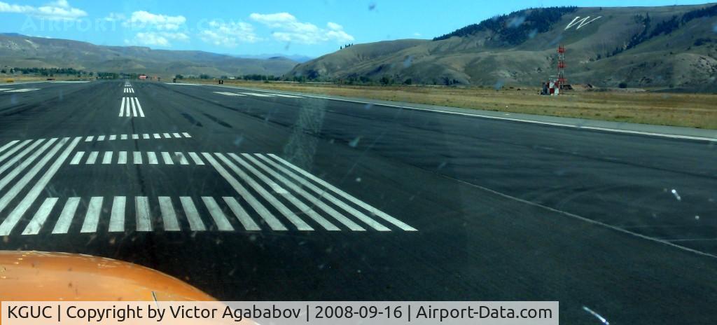 Gunnison-crested Butte Regional Airport (GUC) - Taking off Runway 6 at Gunnison Airport