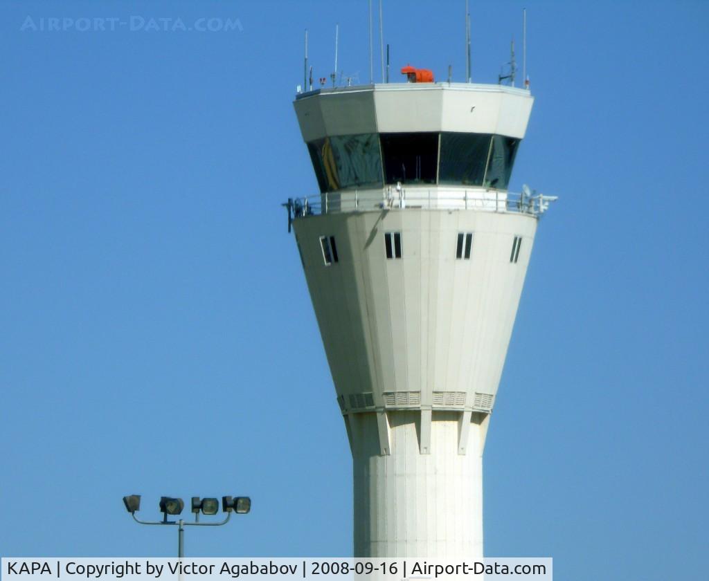 Centennial Airport (APA) - Tower as seen from 35 l/r runways