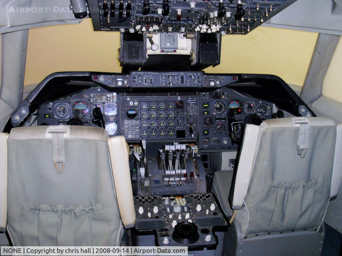 NONE Airport - Boeing 747 Systems Trainer Cockpit Section on display at the Fenland & West Norfolk Aviation Museum