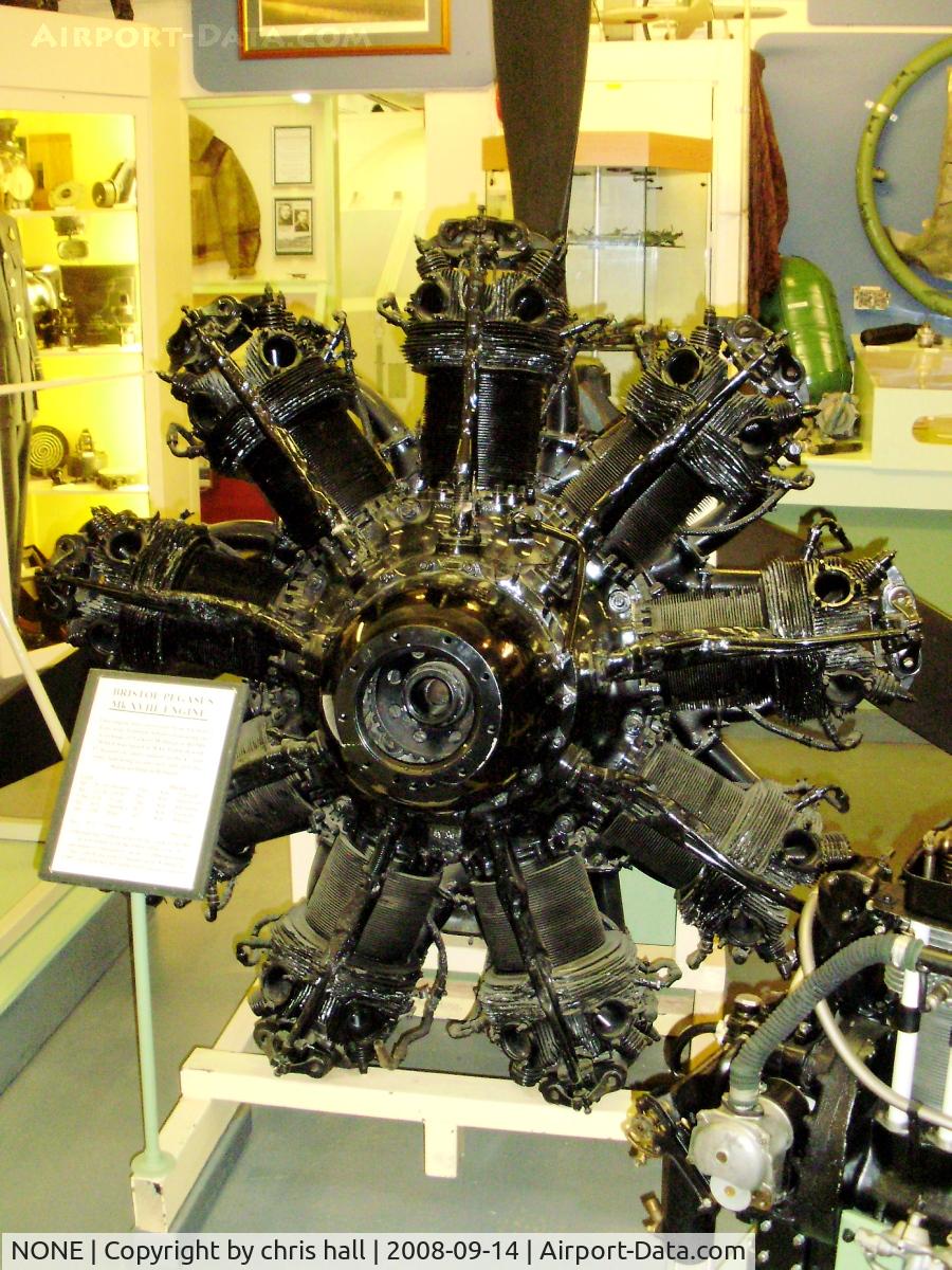 NONE Airport - Bristol Pegasus engine on display at the Fenland & West Norfolk Aviation Museum