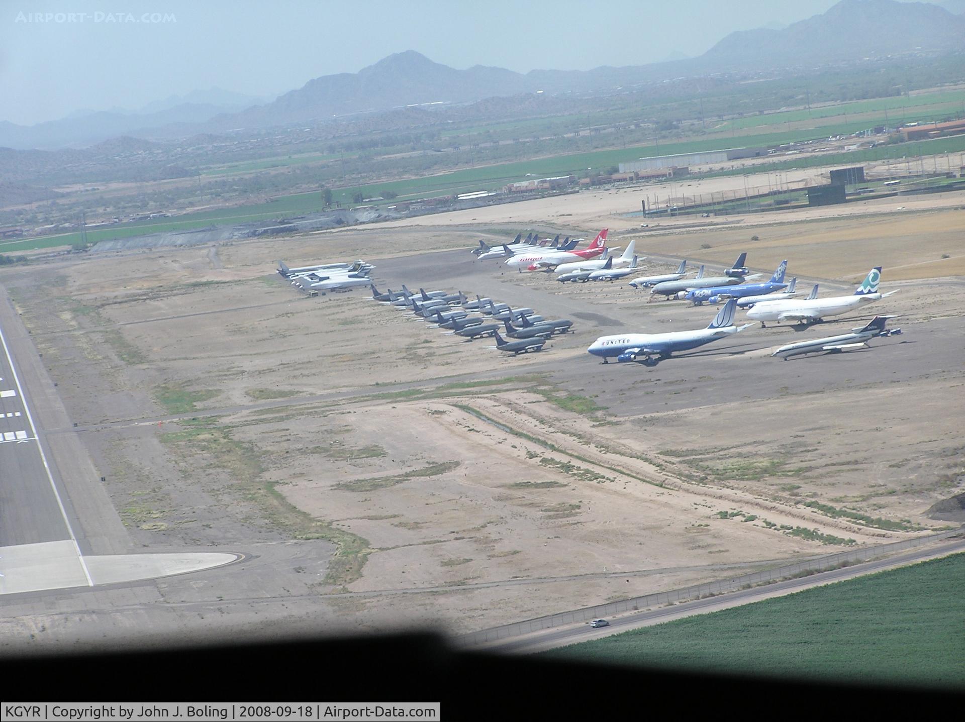 Phoenix Goodyear Airport (GYR) - Storage ramp at Goodyear