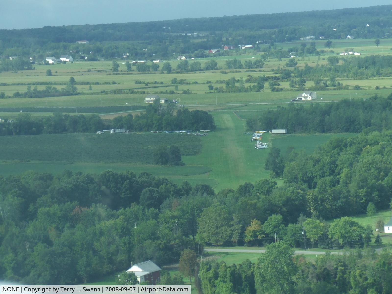 NONE Airport - On final for Smith Field.