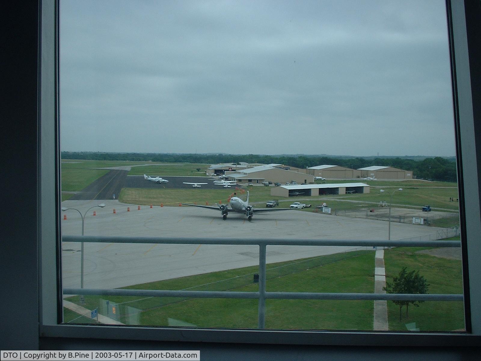 Denton Municipal Airport (DTO) - View from the tower looking North.
