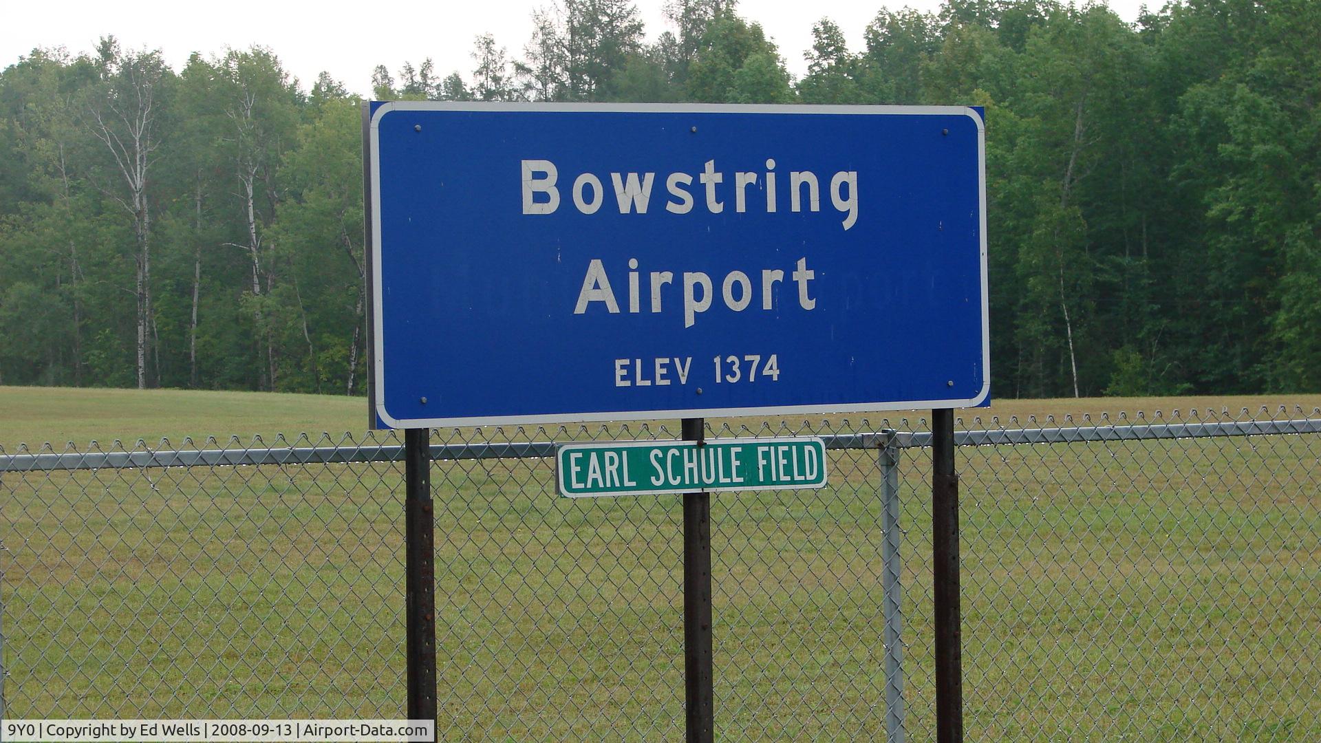 Bowstring Airport (9Y0) - Bowstring Airport