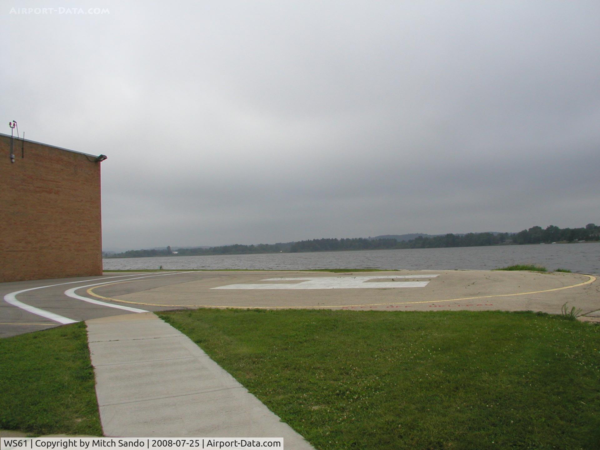 Tomah Memorial Hospital Heliport (WS61) - Tomah Memorial Hospital in Tomah, WI.