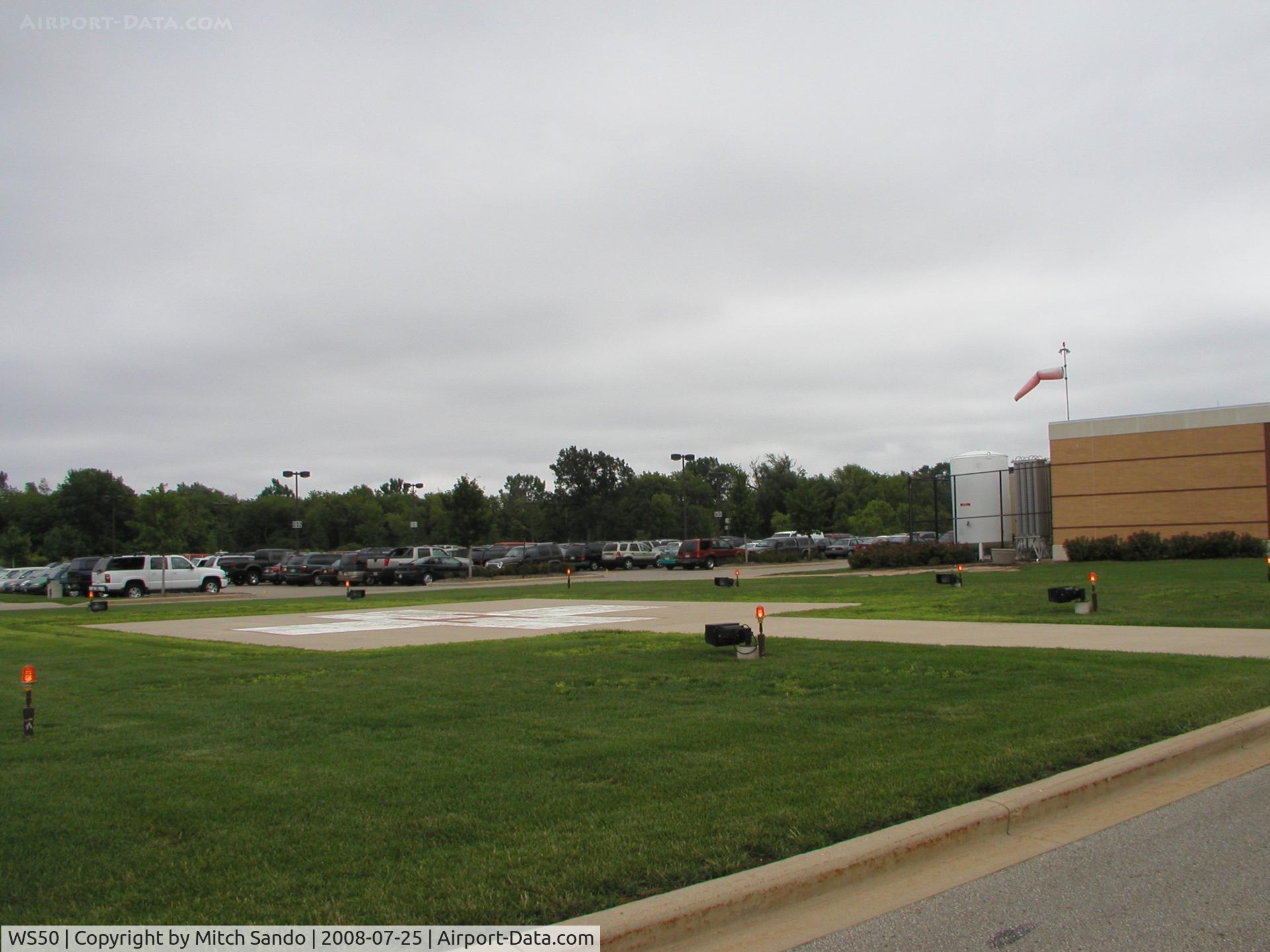 Mercy Medical Center Heliport (WS50) - Mercy Medical Center in Oshkosh, WI.