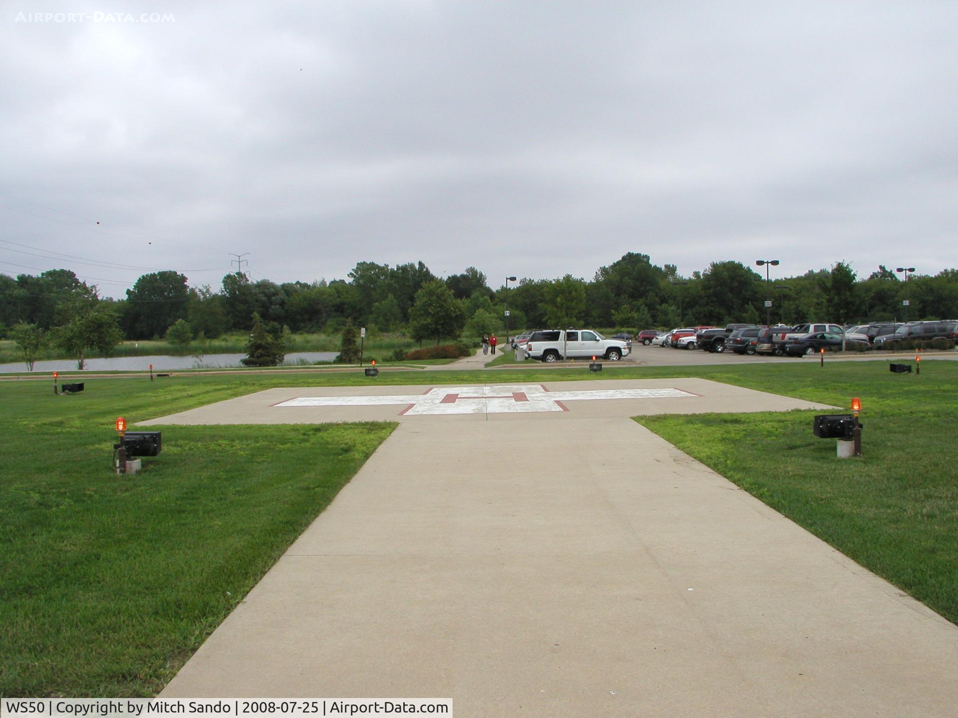 Mercy Medical Center Heliport (WS50) - Mercy Medical Center in Oshkosh, WI.