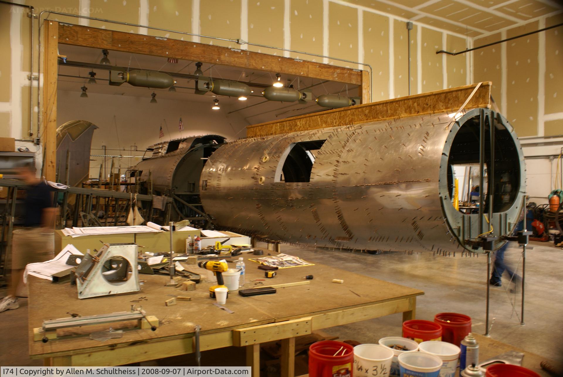 Grimes Field Airport (I74) - Restoration of a B17