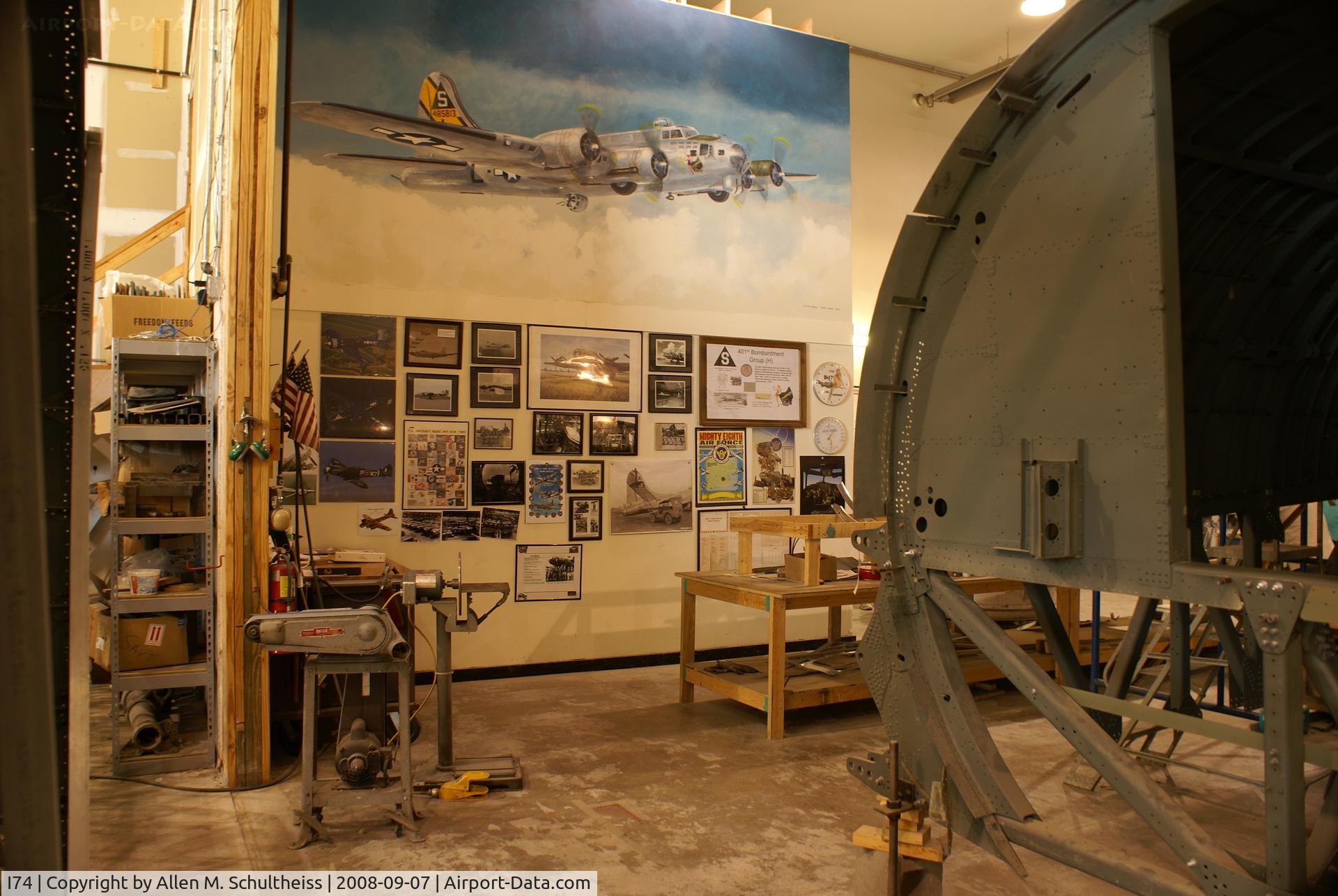 Grimes Field Airport (I74) - Restoration of a B17
