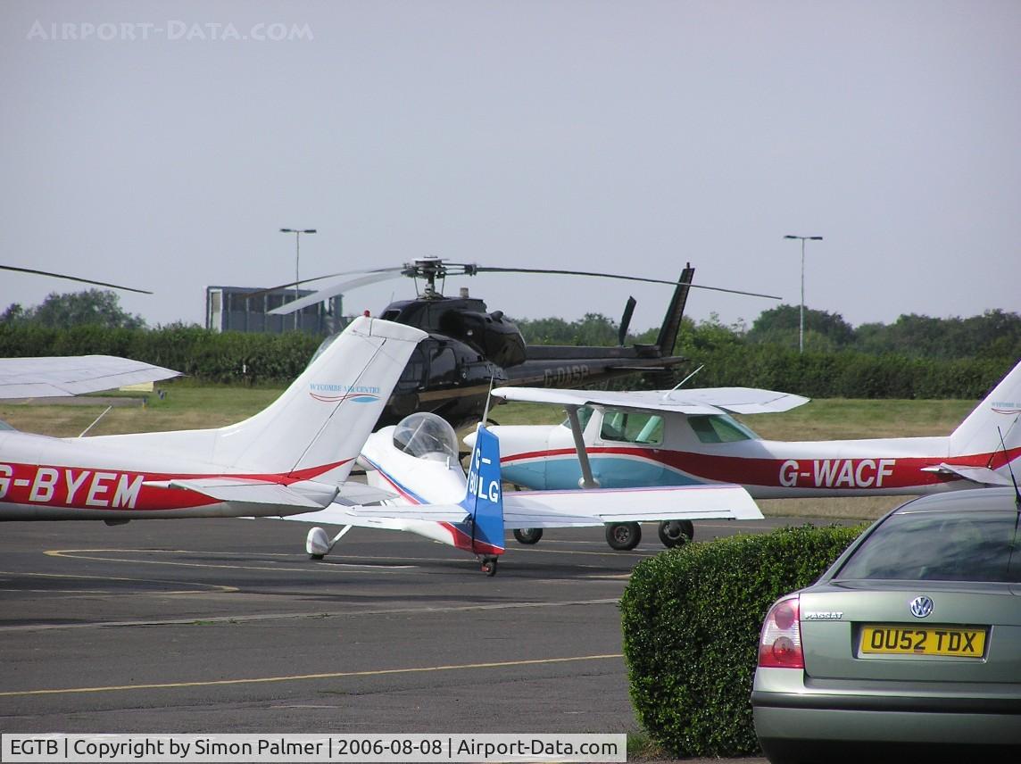 Wycombe Air Park/Booker Airport, High Wycombe, England United Kingdom (EGTB) - Busy Booker ramp