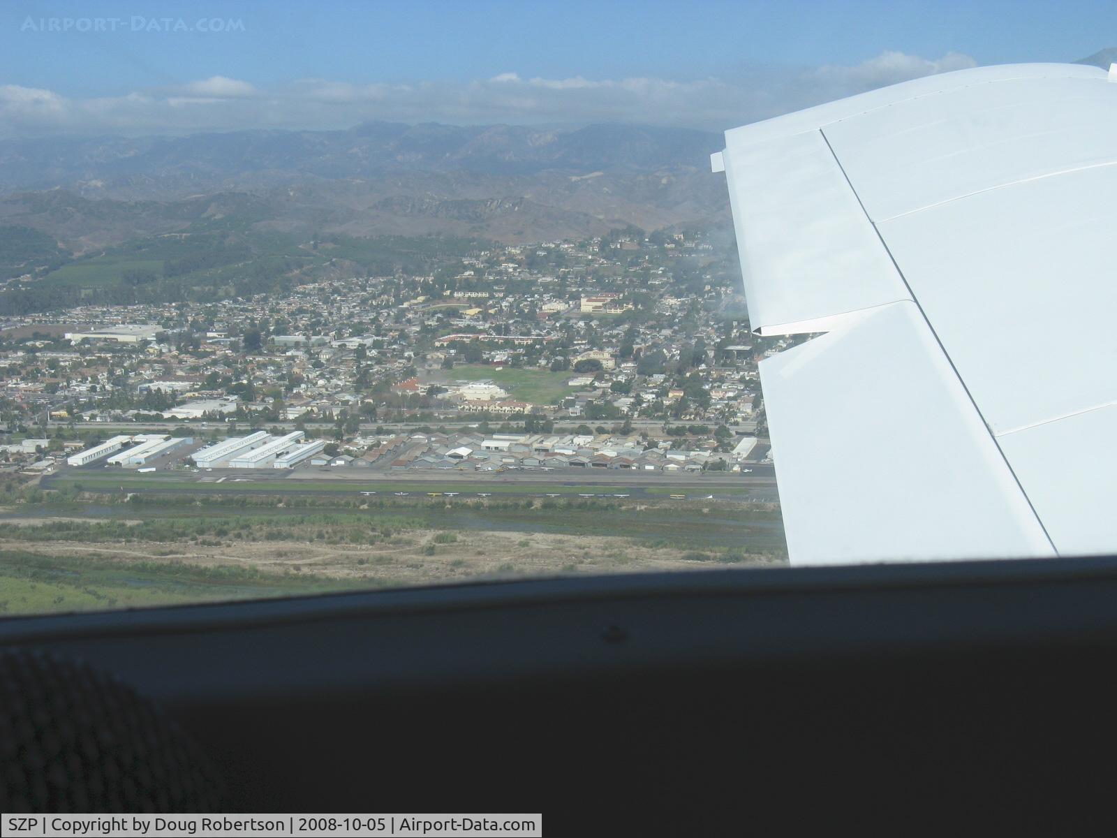 Santa Paula Airport (SZP) - On Downwind Leg for Runway 22-N9YZ
