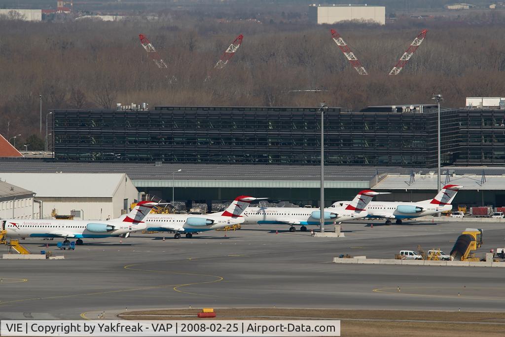 Vienna International Airport, Vienna Austria (VIE) - airport overview from helicopter