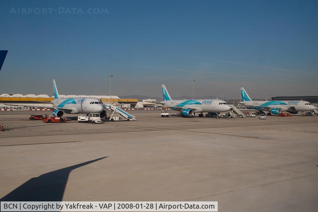 Barcelona International Airport, Barcelona Spain (BCN) - Some Clickair A320