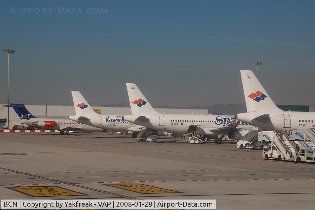 Barcelona International Airport, Barcelona Spain (BCN) - some Spanair Aircrafts