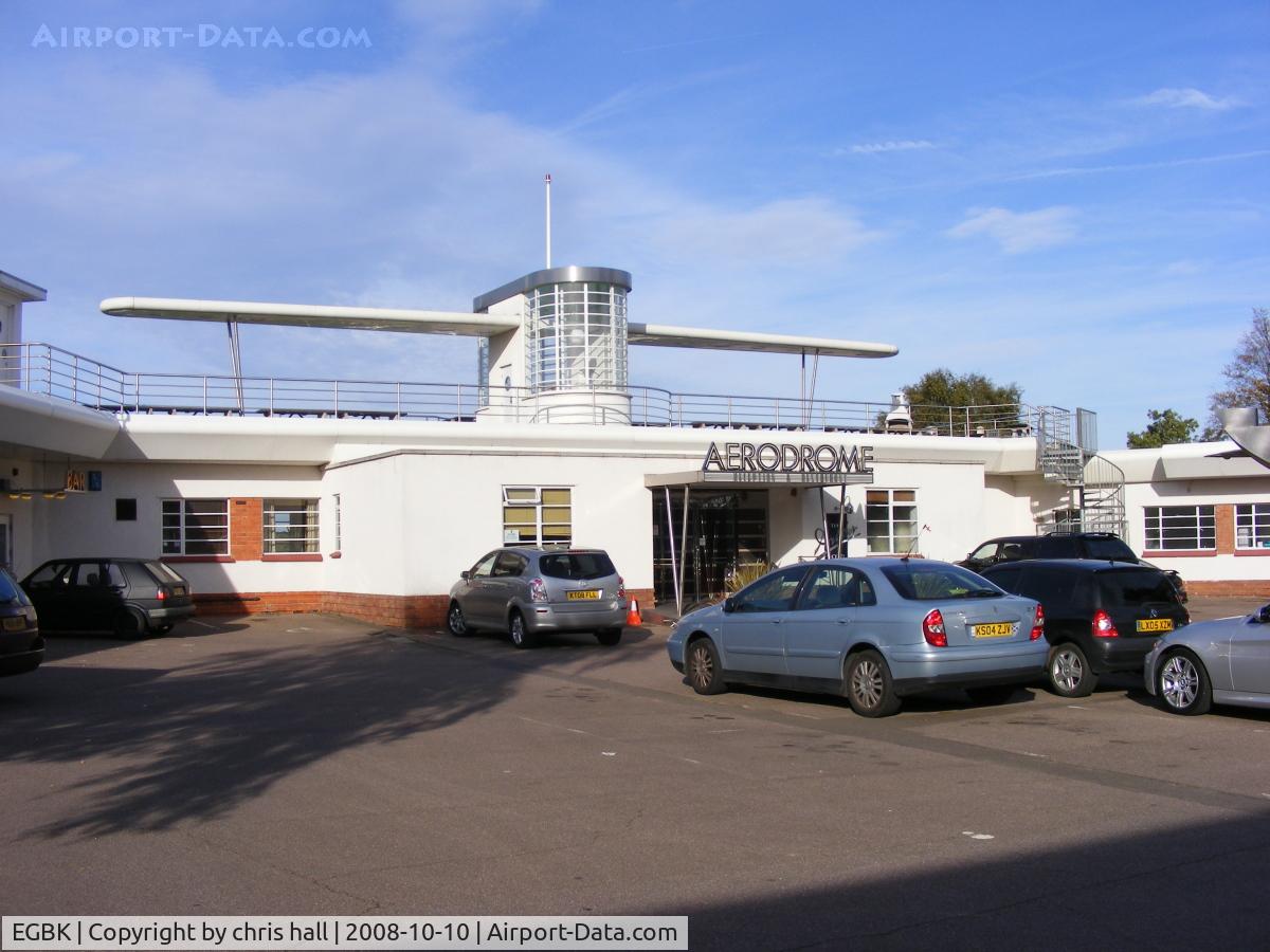 Sywell Aerodrome Airport, Northampton, England United Kingdom (EGBK) - The 1930s Art Deco Bar and Restaurant which was formerly the Clubhouse and Officer's Mess
