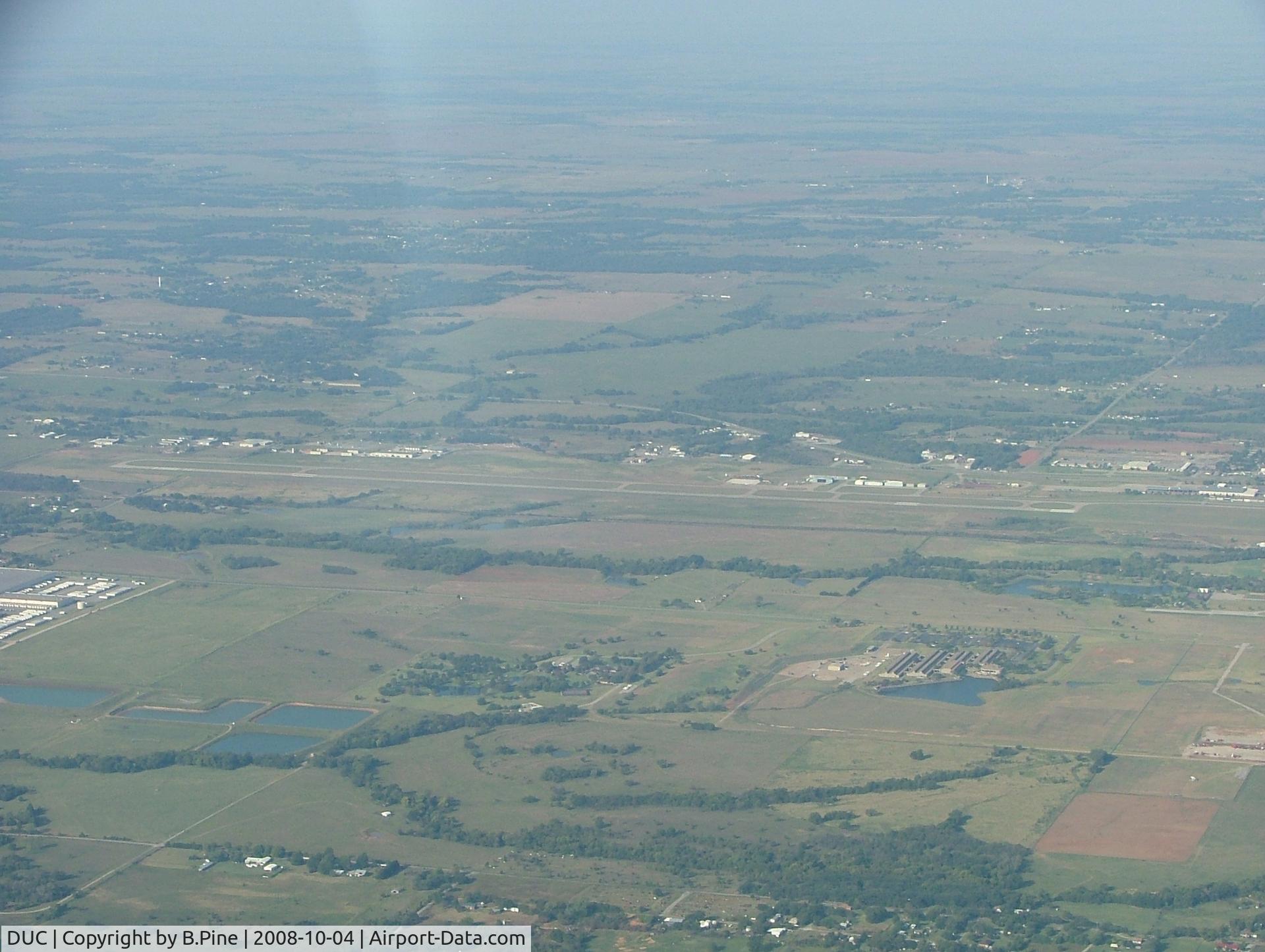Halliburton Field Airport (DUC) - Duncan - Halliburton Airport looking West