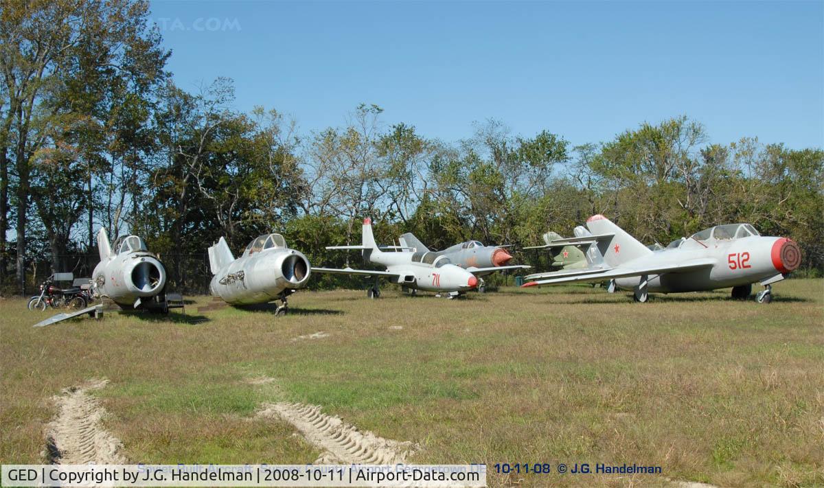 Sussex County Airport (GED) - storage area at Sussex County DE