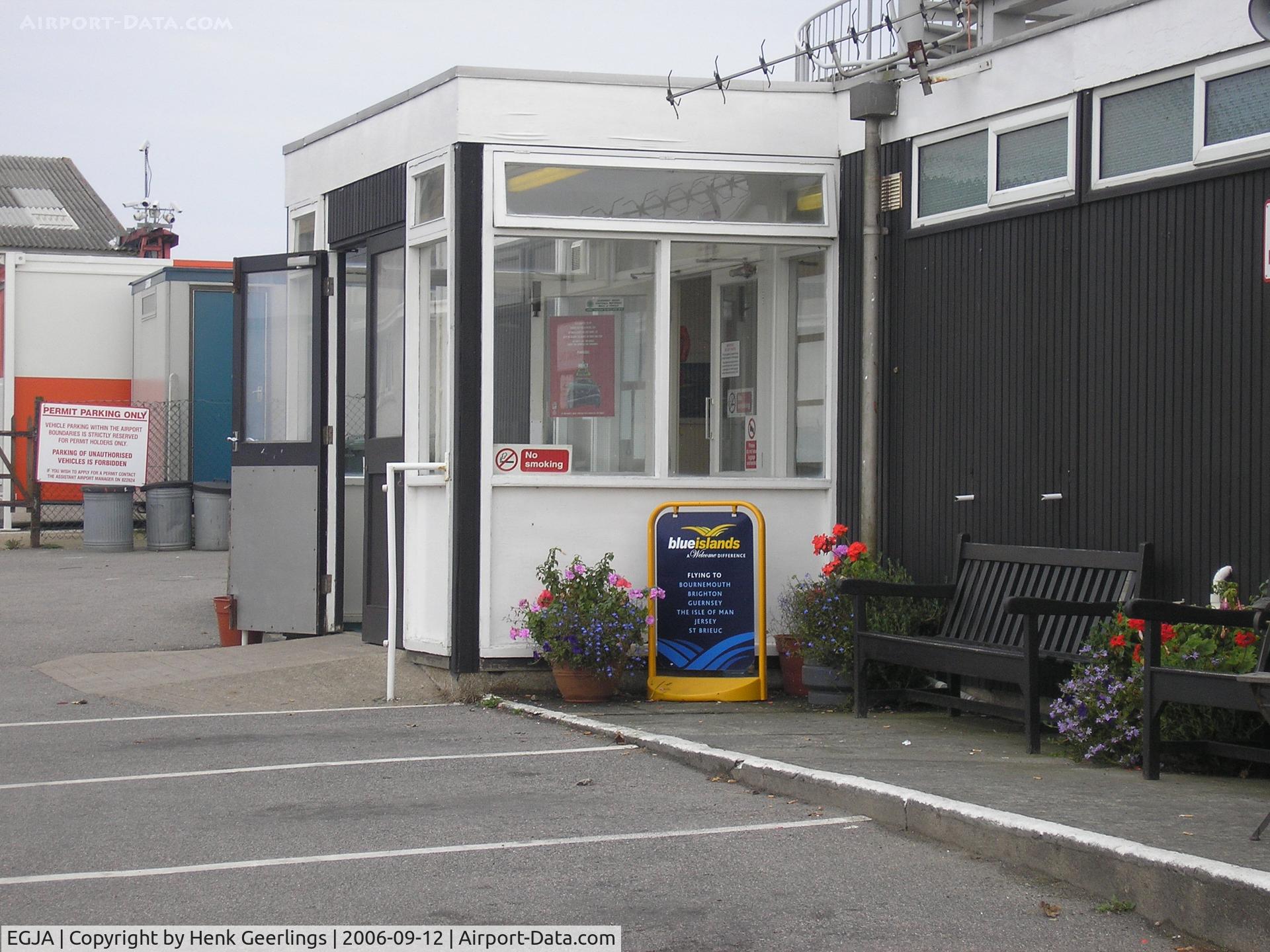 Alderney Airport, Alderney, Channel Islands United Kingdom (EGJA) - Alderney Airport Building, Channel Islands