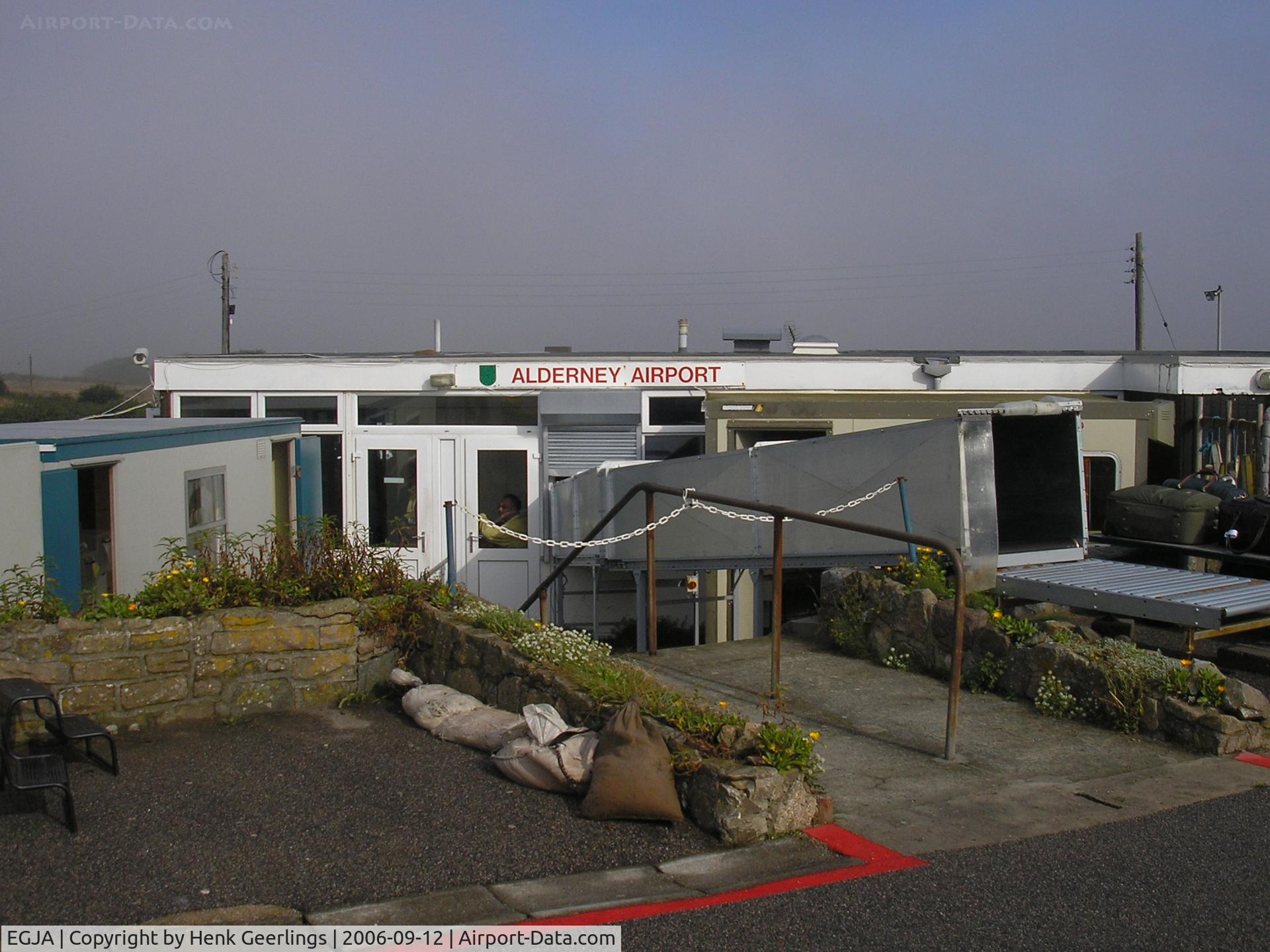 Alderney Airport, Alderney, Channel Islands United Kingdom (EGJA) - Alderney Airport , Arrivals, Channel Islands