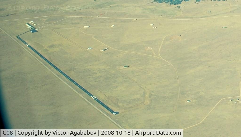 Silver West Airport (C08) - Above Silver West Aiport in Colorado.