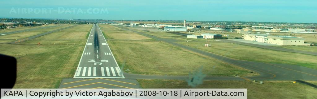 Centennial Airport (APA) - Above Silver West Aiport in Colorado.