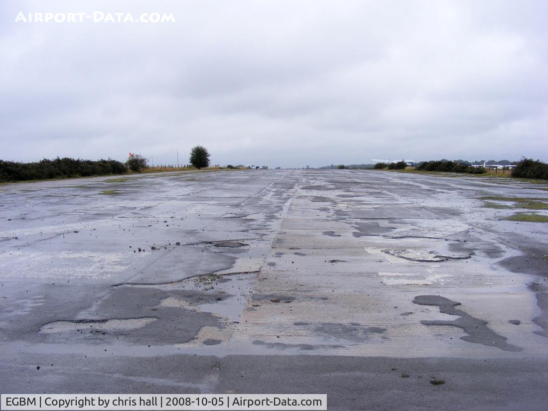 Tatenhill Airfield Airport, Tatenhill, England United Kingdom (EGBM) - Looking southwest down runway 22
