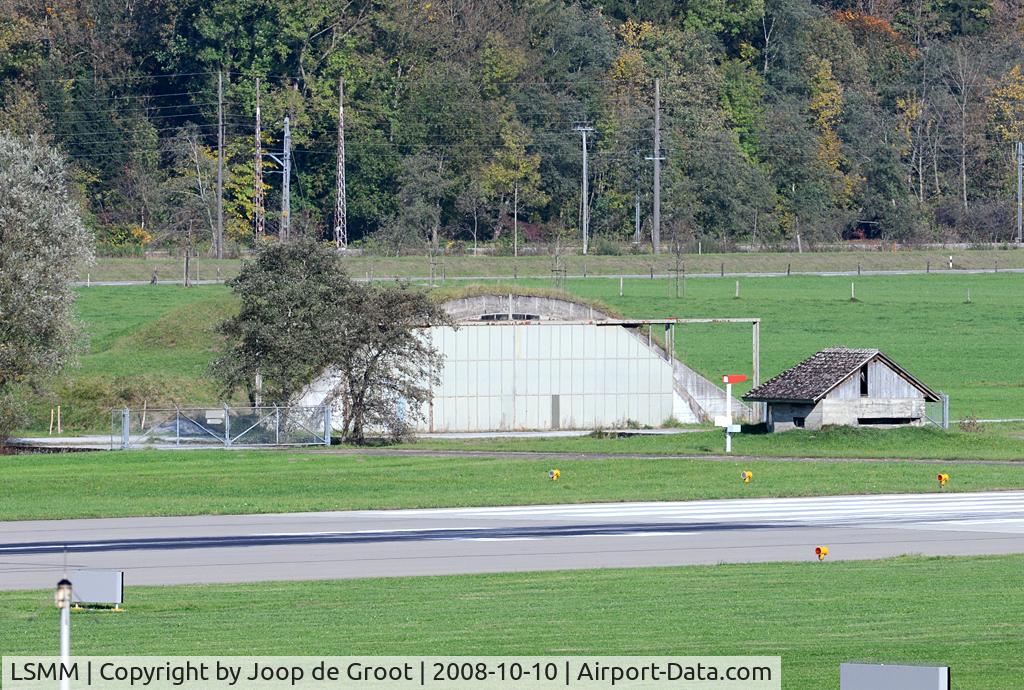 LSMM Airport - The old WW2 shelters and pill boxes are still in place.