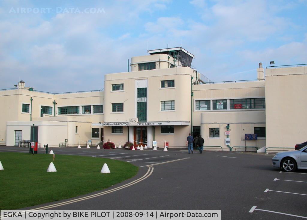 Shoreham Airport, Shoreham United Kingdom (EGKA) - SHOREHAMS ART DECO TERMINAL BUILDING