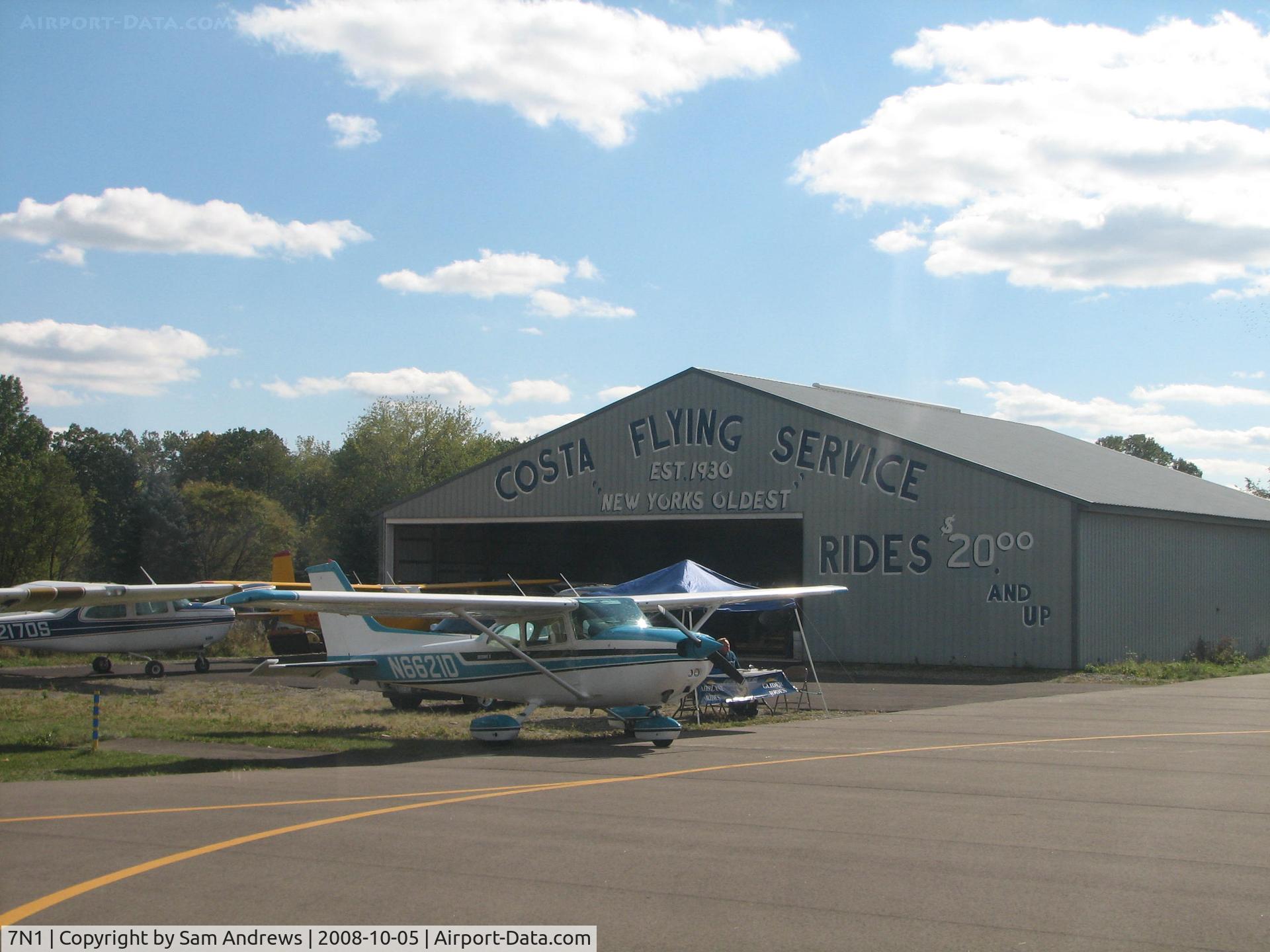 Corning-painted Post Airport (7N1) - The old flying service