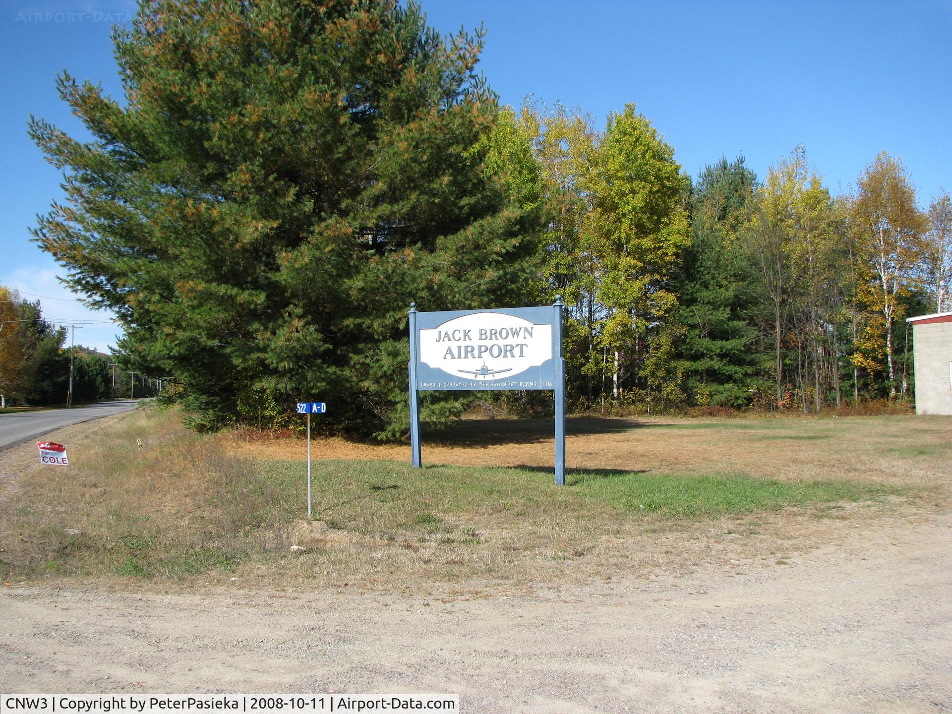 CNW3 Airport - Jack Brown Airport - Bancroft Ontario 