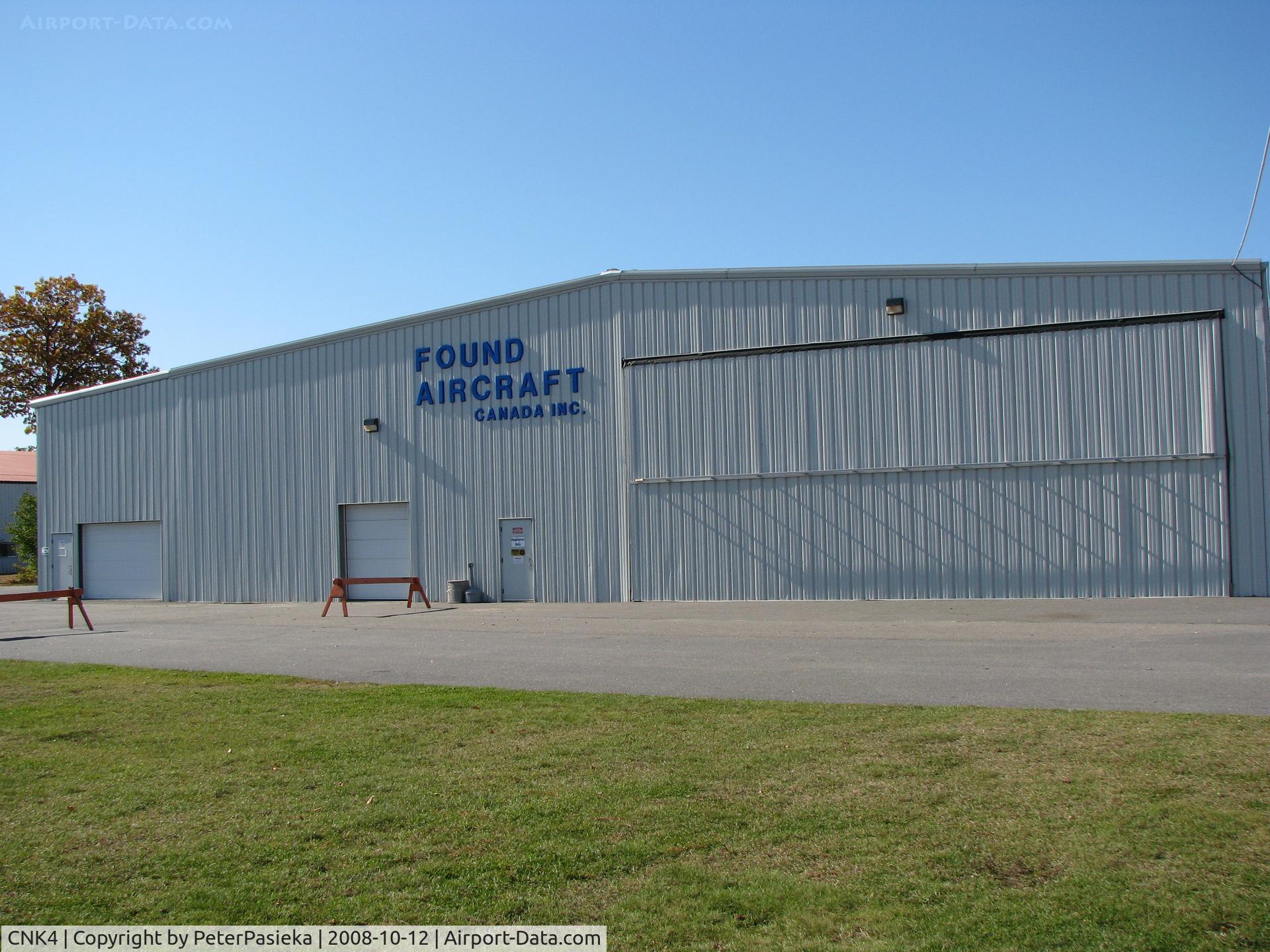 CNK4 Airport - Found Aircraft Canada Inc. - main factory hangar @ Parry Sound Airport, Ontario
