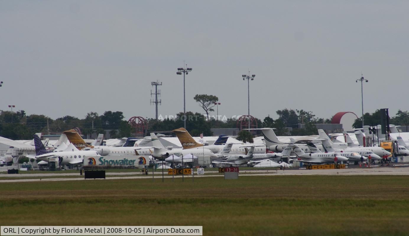 Executive Airport (ORL) - Several of planes participating in NBAA