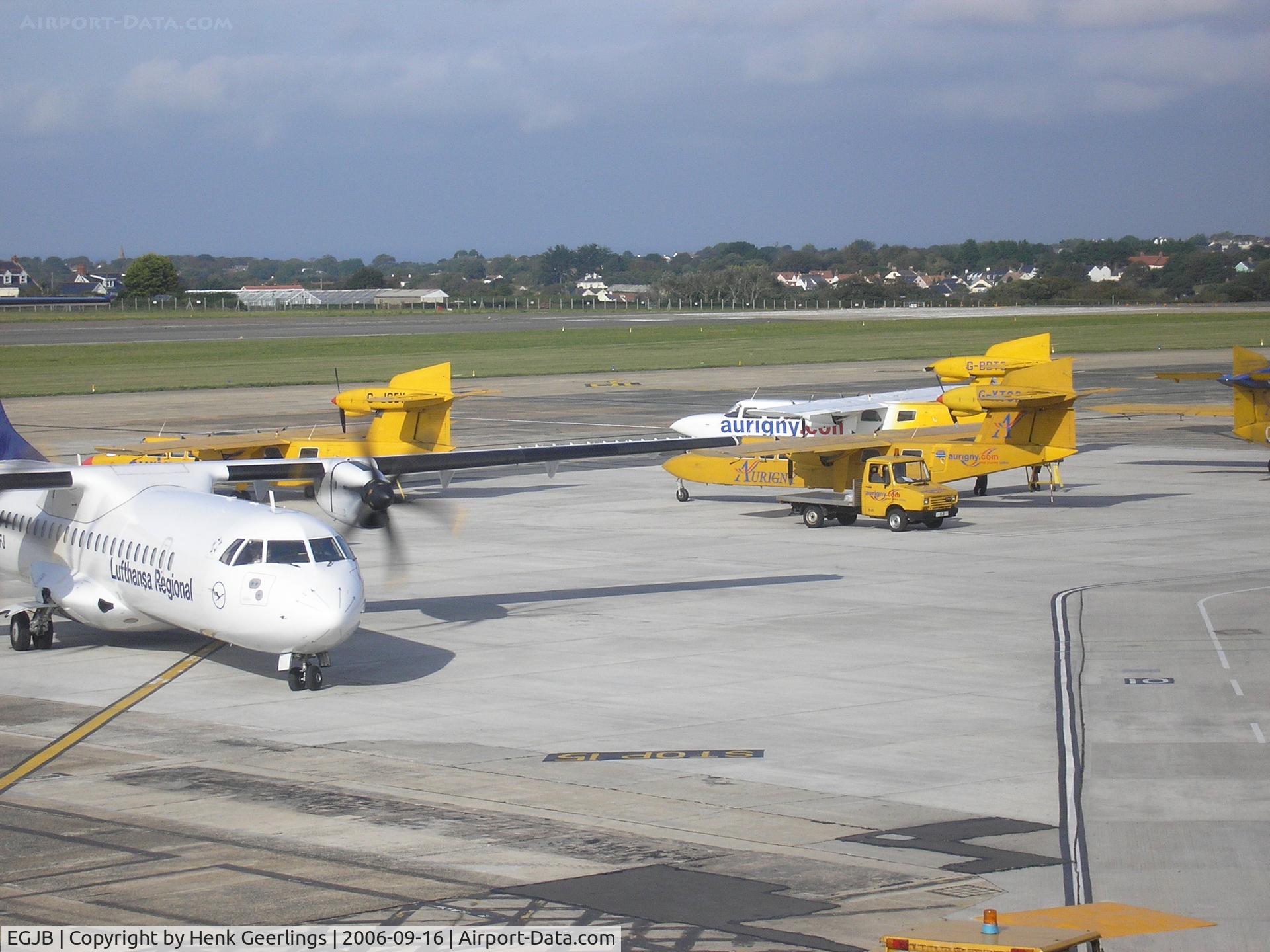 Guernsey Airport, Guernsey, Channel Islands United Kingdom (EGJB) - Overall view  Guernsey Channel Islands