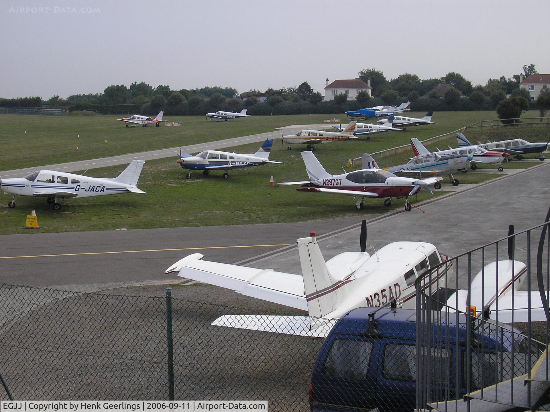 Jersey Airport, Jersey, Channel Islands United Kingdom (EGJJ) - Jersey Aeroclub, Jersey Airport