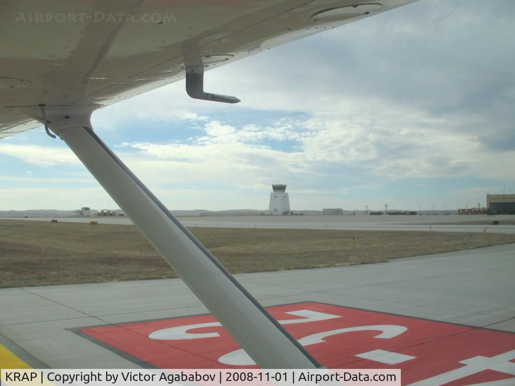 Rapid City Regional Airport (RAP) - After landing rwy 32.