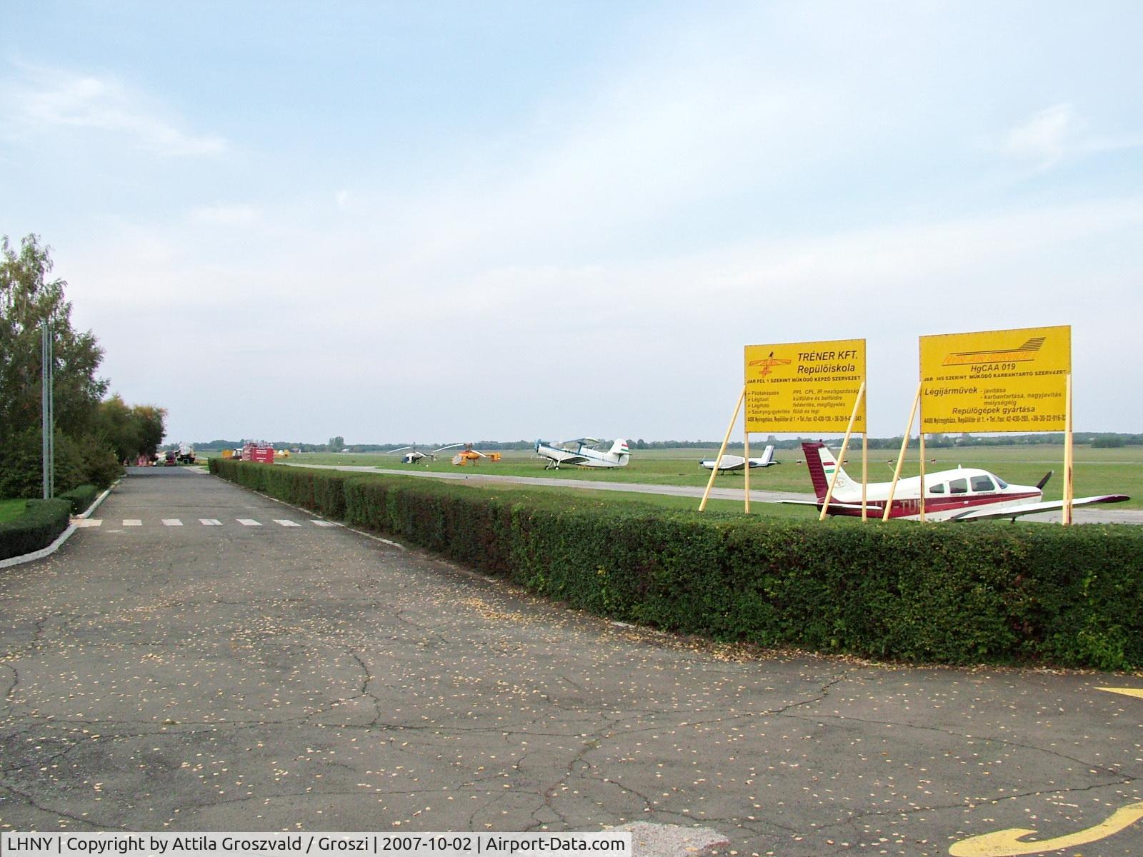 Nyíregyháza Airport, Nyíregyháza Hungary (LHNY) - Tréner LTD.-Aero apprentice training school and Nyír Air Service
