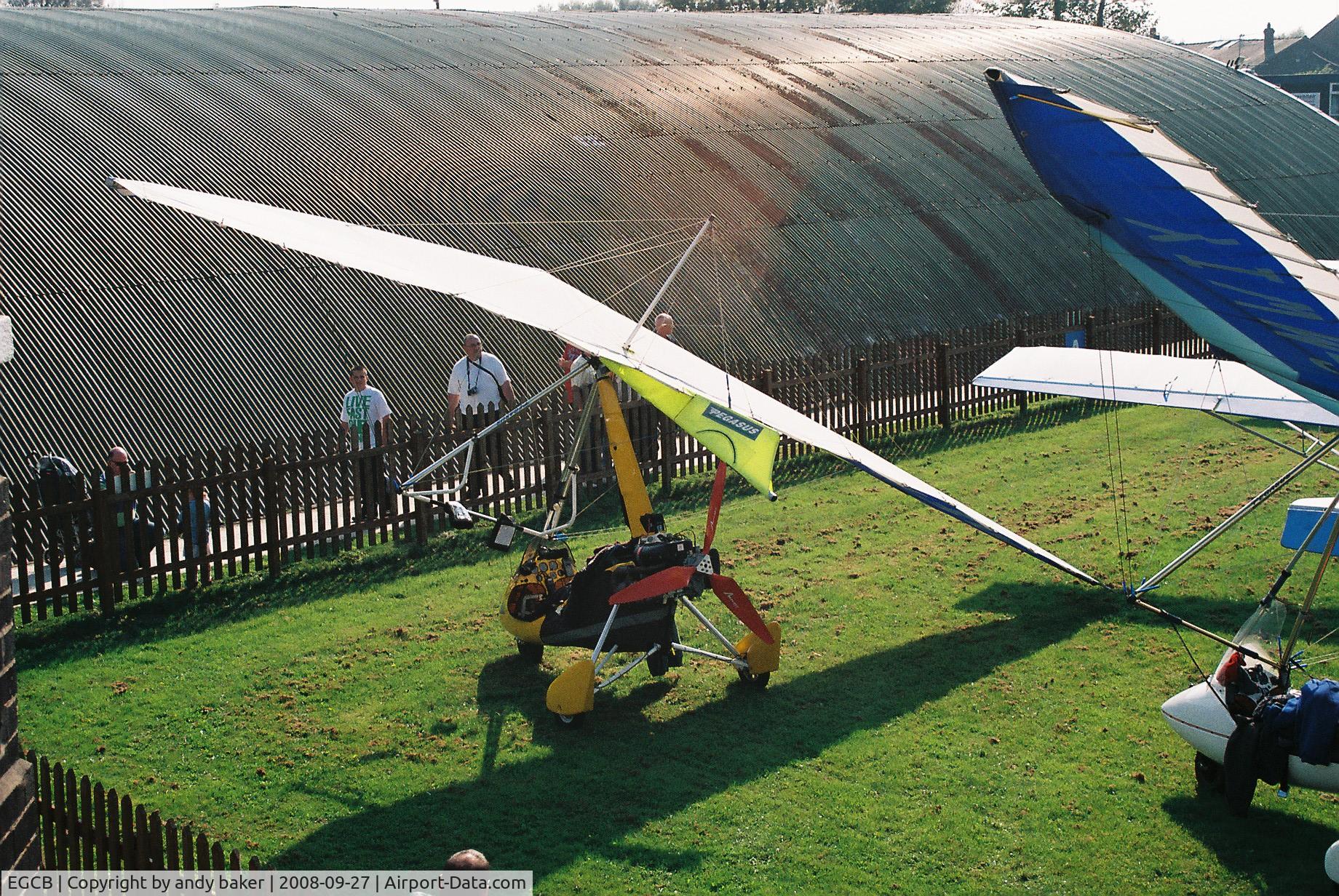 City Airport Manchester, Manchester, England United Kingdom (EGCB) - microlight parked outside for the openday+flyin