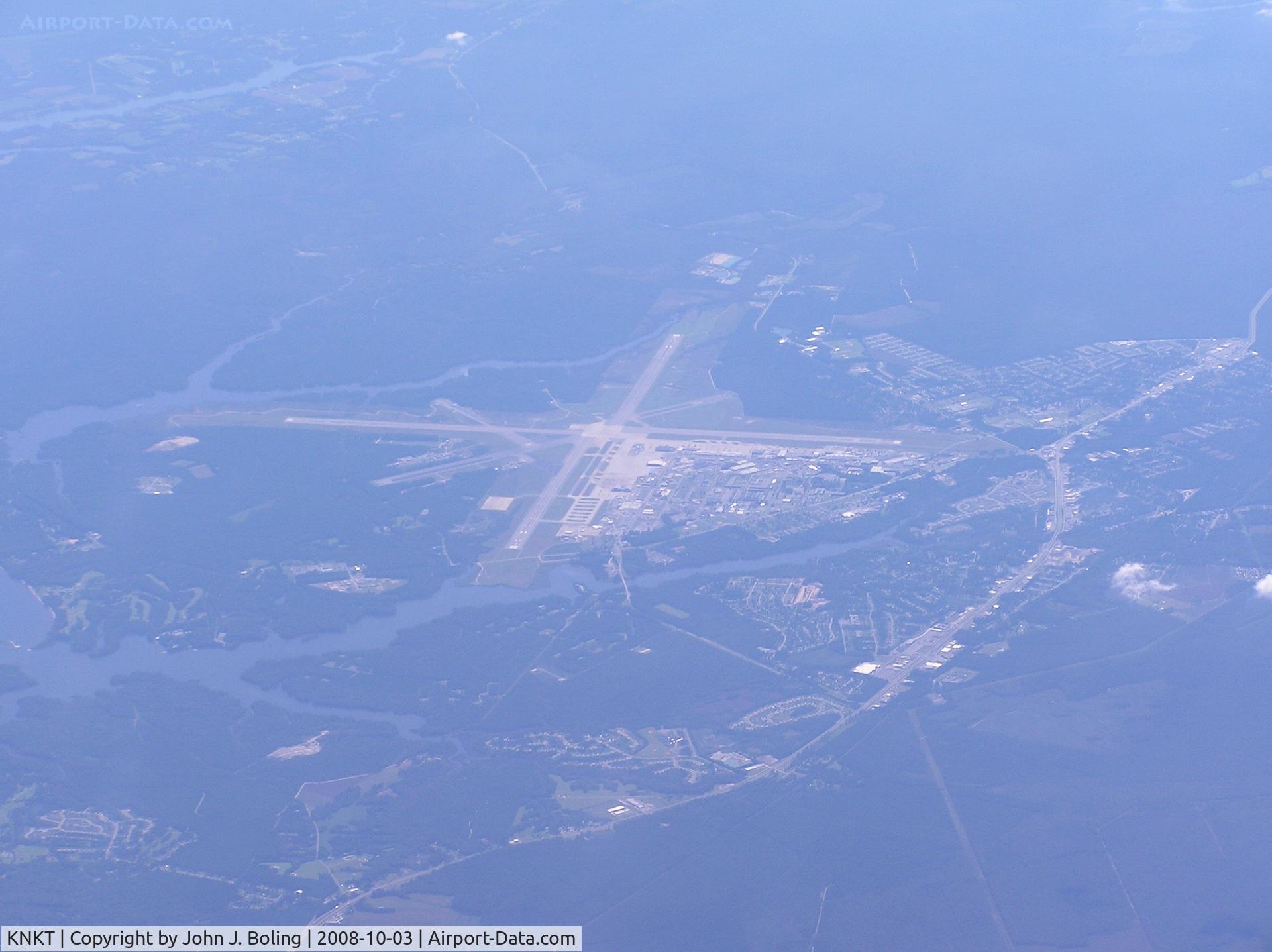 Cherry Point Mcas /cunningham Field/ Airport (NKT) - Cherry Point MCAS from FL400