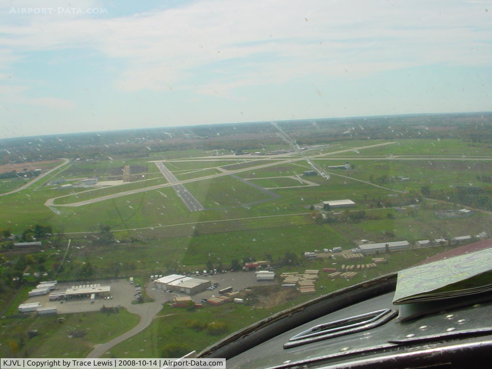 Southern Wisconsin Regional Airport (JVL) - taken from a C140 landing 18