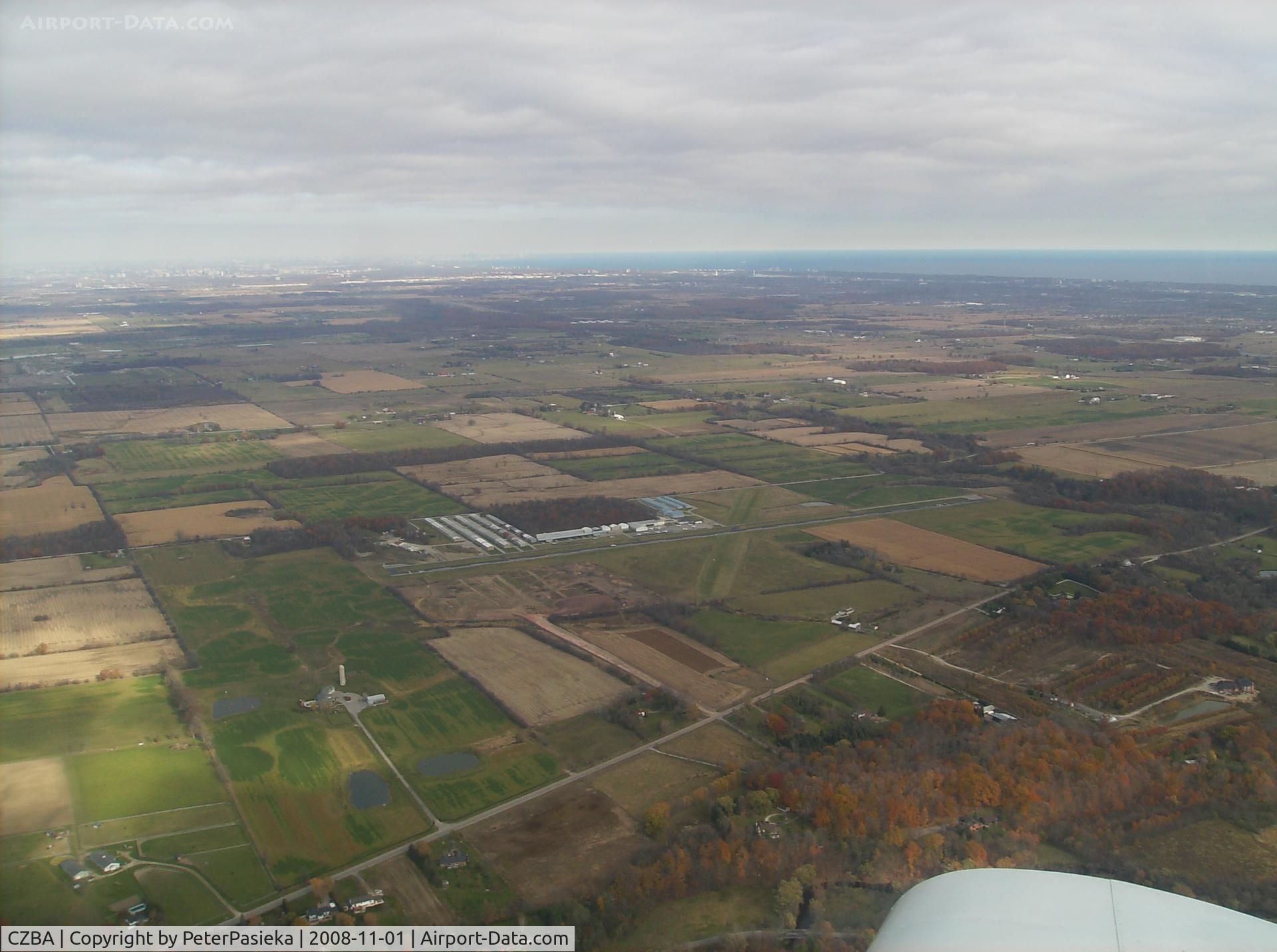 Burlington Airpark Airport, Burlington, Ontario Canada (CZBA) - Burlington Airport, Ontario Canada. We're looking east. Note the new construction on the north/west corner of the airport!!!