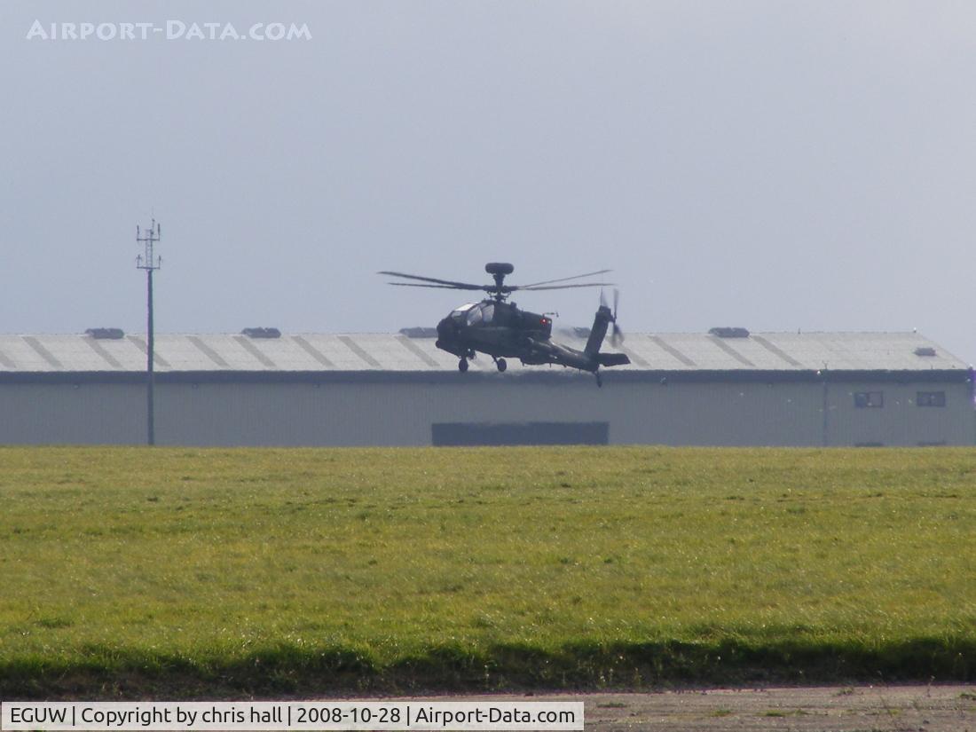 RAF Wattisham Airport, Stowmarket, England United Kingdom (EGUW) - Westland WAH-64D Longbow Apache
