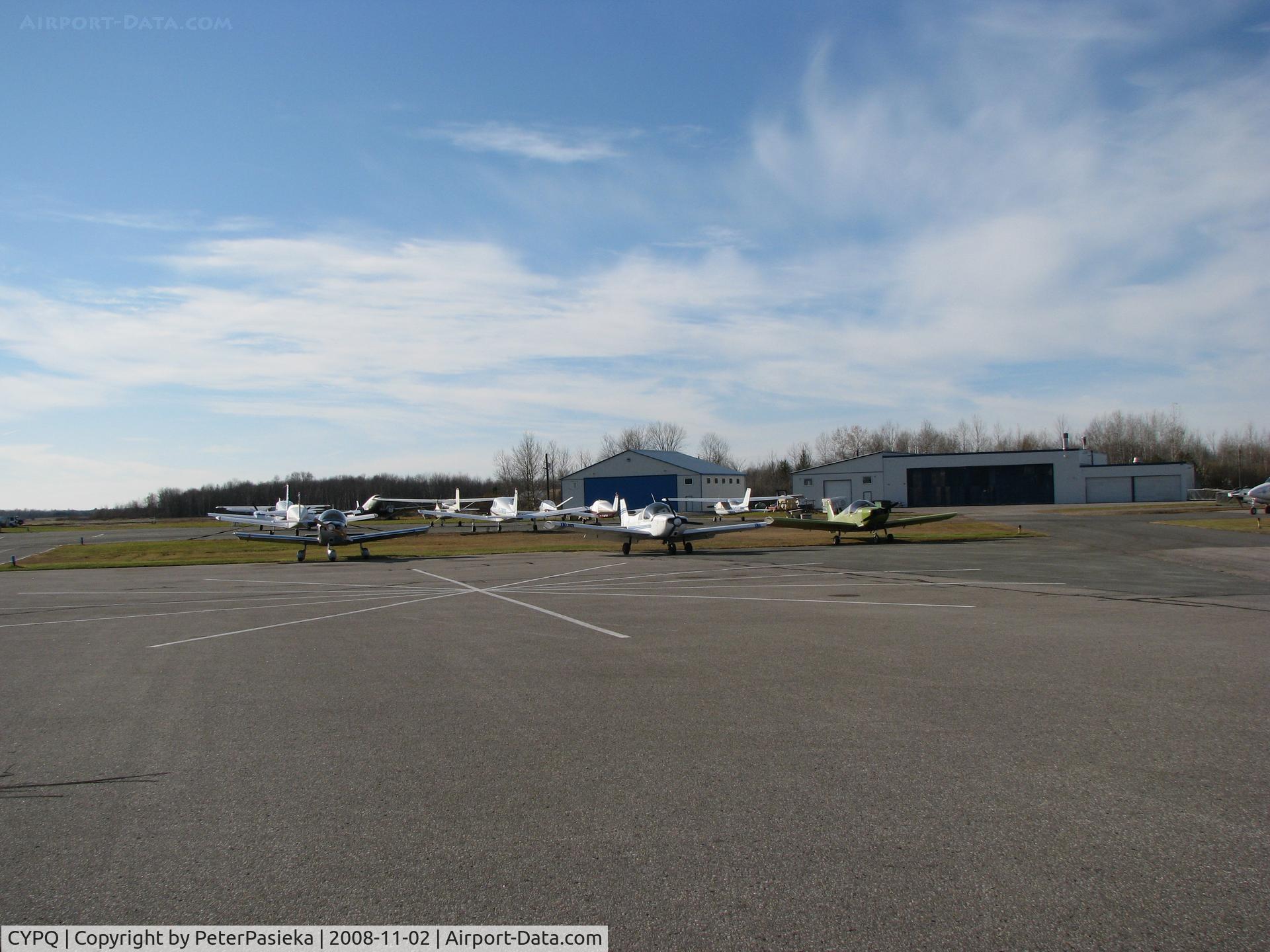 Peterborough Airport, Peterborough, Ontario Canada (CYPQ) - FRHP, GGLH and FJDG on the ramp at Peterborough, Ontario Canada.