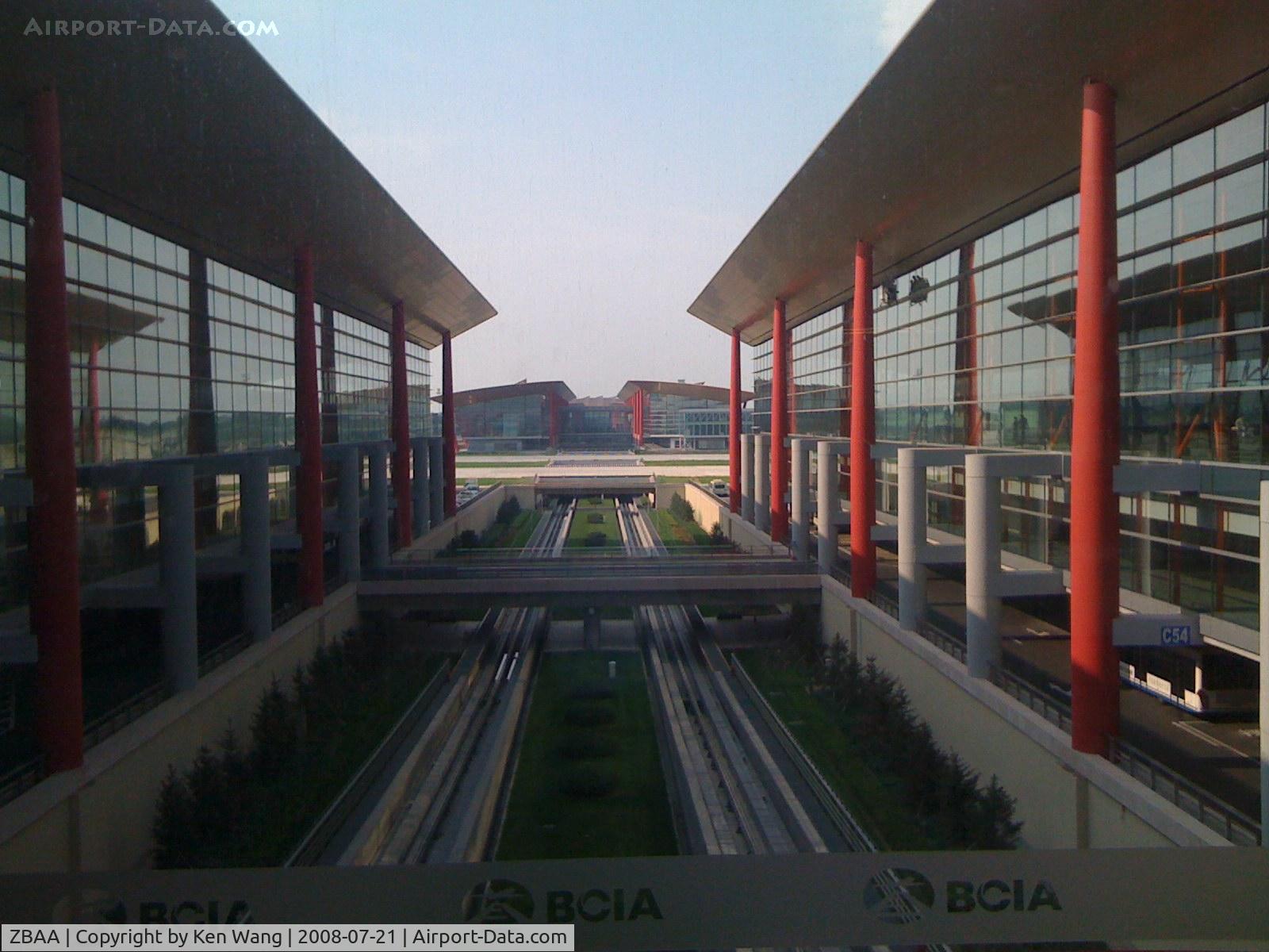 Beijing Capital International Airport, Beijing China (ZBAA) - Monorail which connects two separate buildings of Terminal 3