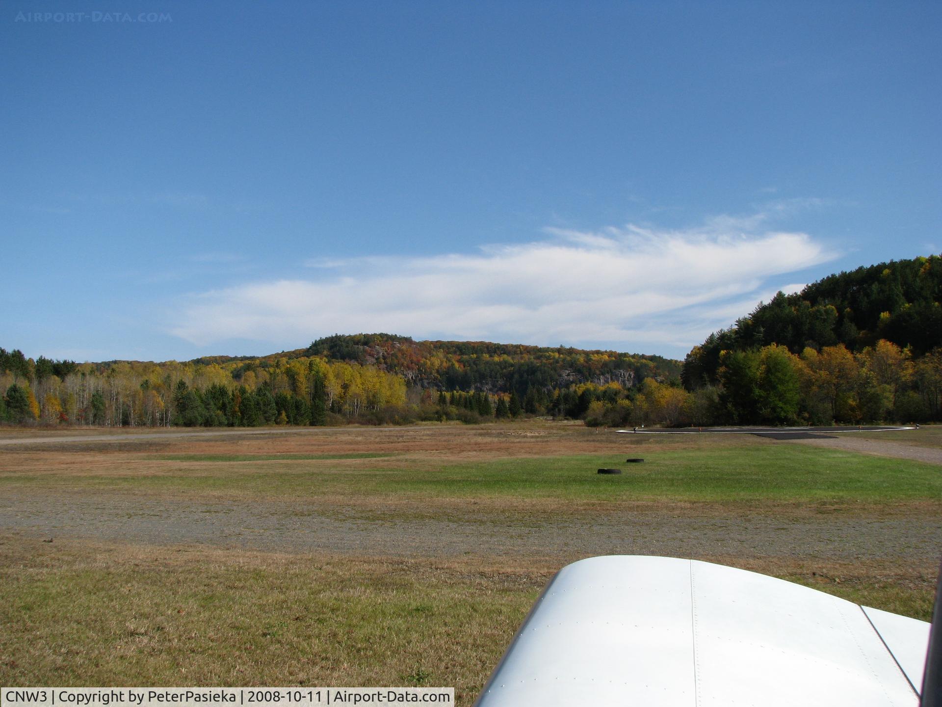CNW3 Airport - Jack Brown Airport - Bancroft Ontario Canada. You can see the circle of the heli-pad just to the right.